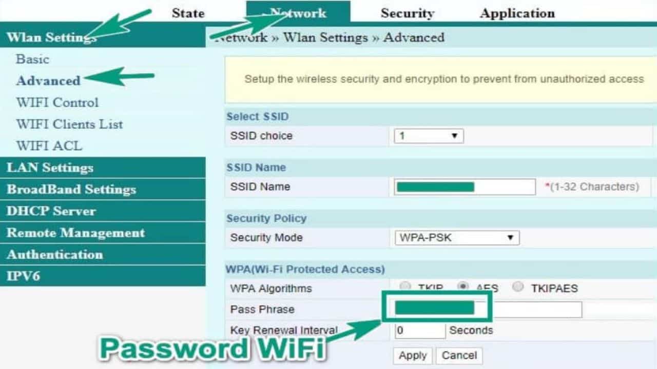 cara mengganti password wifi IndiHome