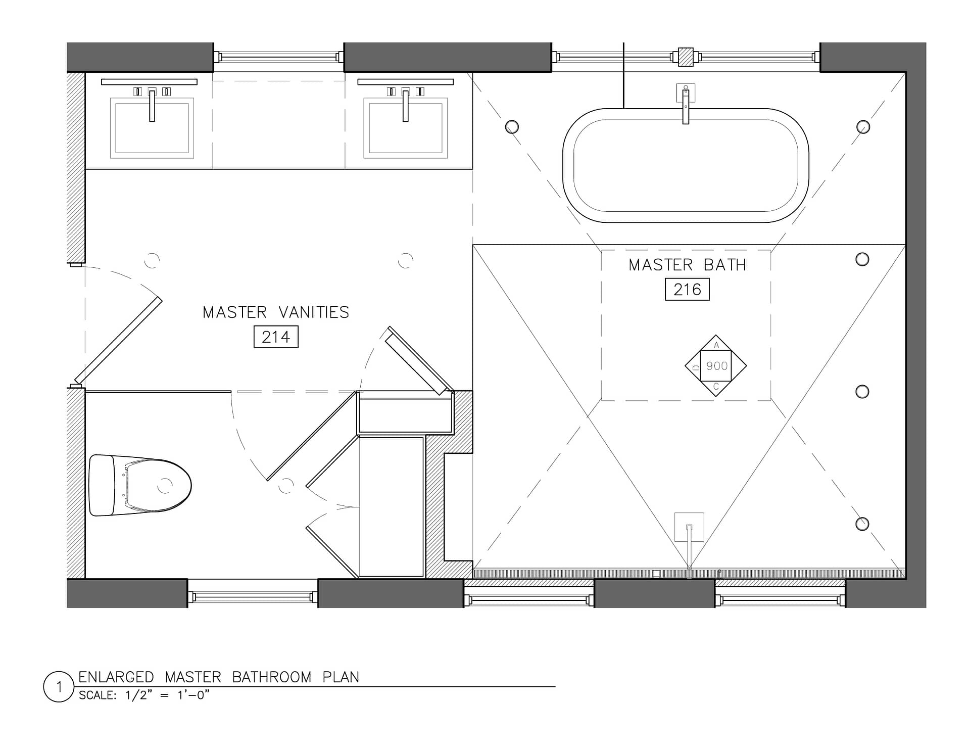 Master Bathroom Floor Plans With Walk Through Shower vrogue.co